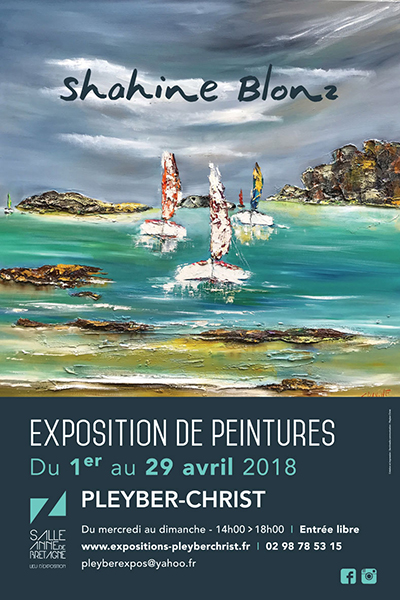 expo-salle-annedebretagne-pleyber-20180401-Shahine-BLONZ-AFFICHE