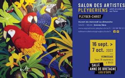 Salon des artistes pleybériens 2023 – du 16 septembre au 07 octobre 2023