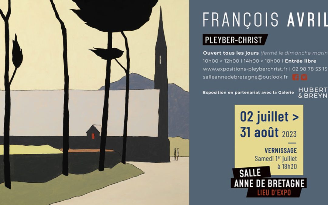 Exposition de François Avril à Pleyber-Christ, Salle Anne de Bretagne, à partir du 02 juillet 2023